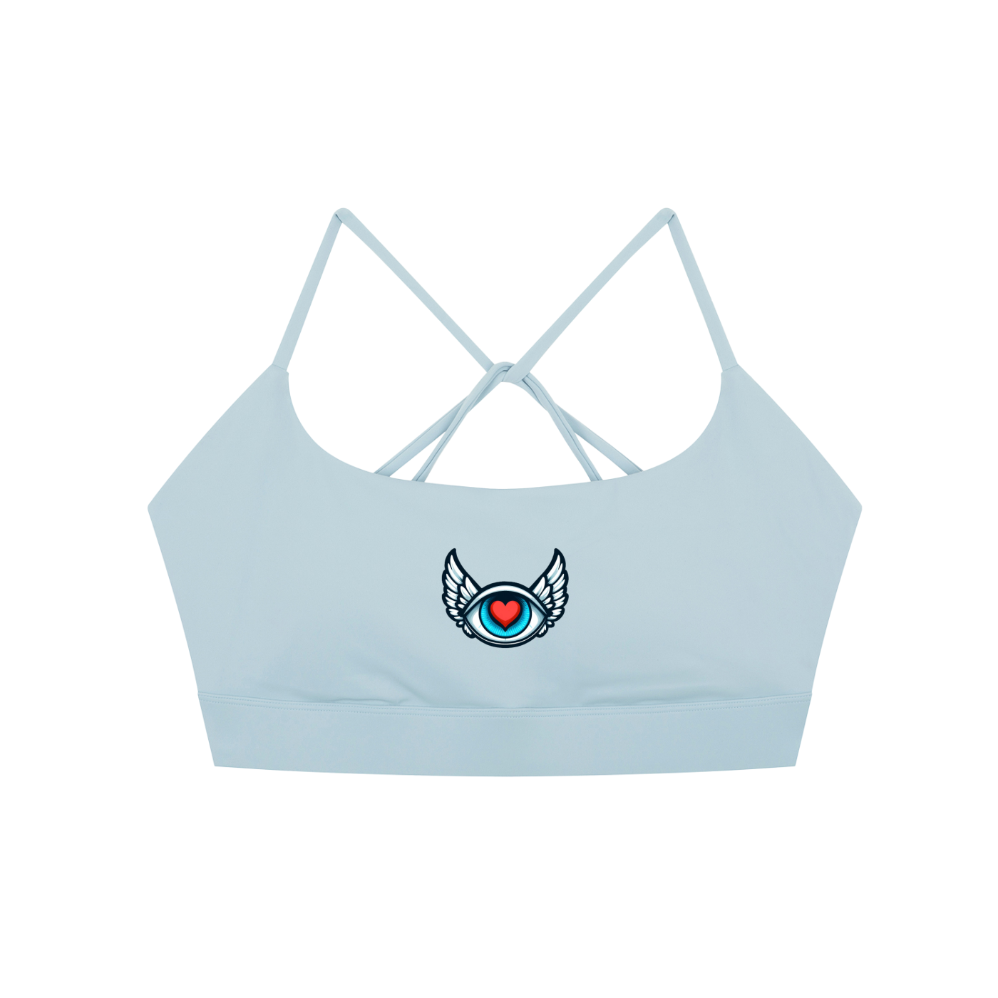 Strappy Criss Cross Sports Bra